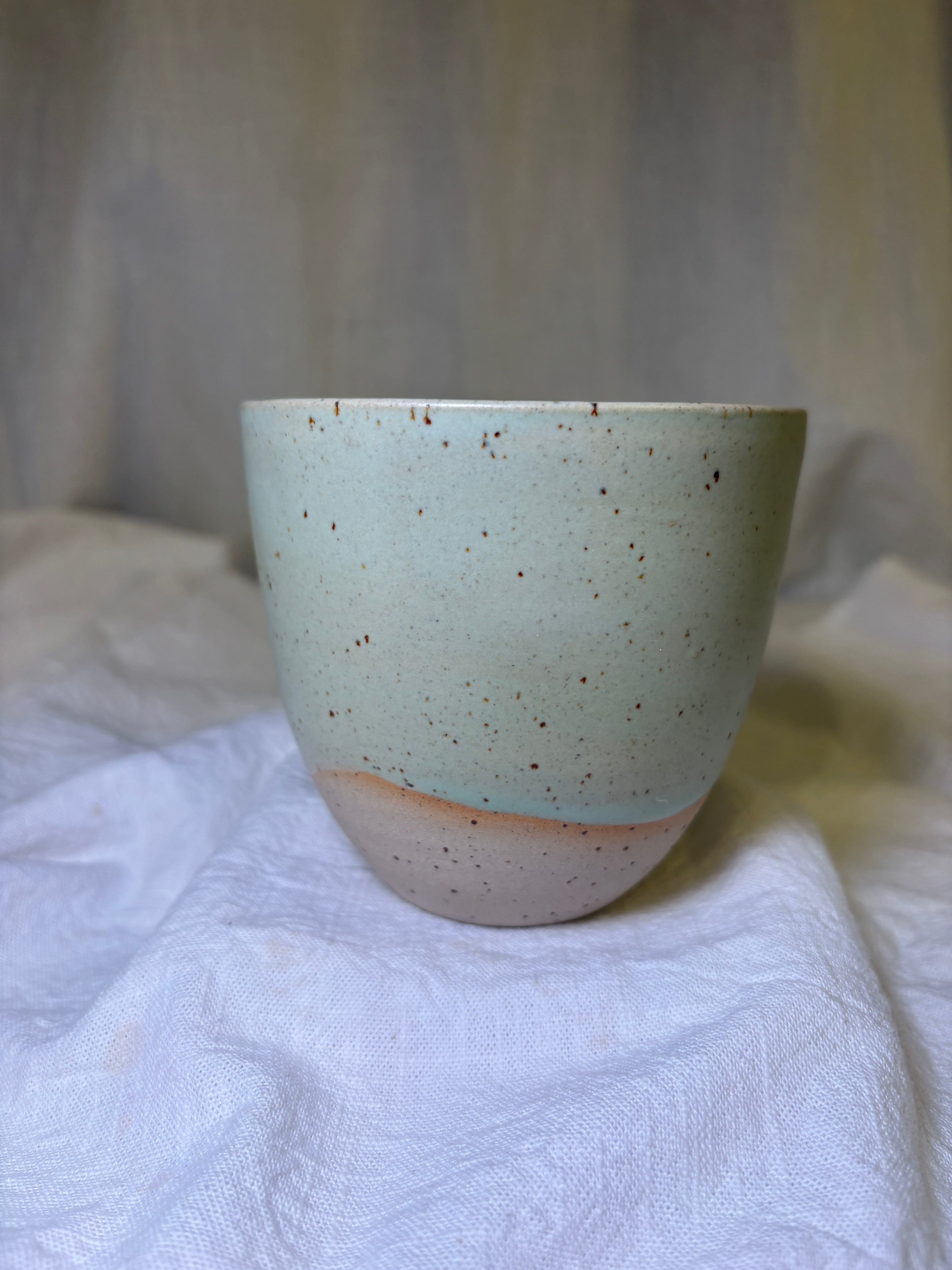 Keramikschale Mint matcha | Handmade Pottery Bowl | Pastellgrüne Müslischale | Mixed & Match Collection 400-500 ml